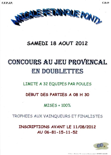 Provençal à Ponty Ussel