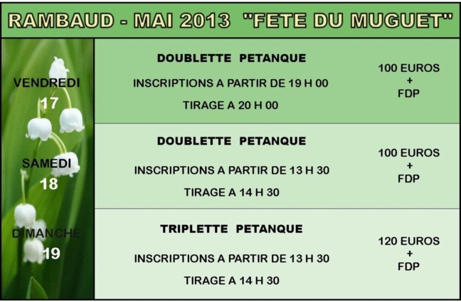 CALENDRIER CALENDRIER