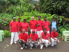 Les Vainqueurs de la Coupe INTER REGION face à l'ASC LETAYE (Guadeloupe) L'AB CORNICHE (Martinique) et CAS-EDF G