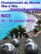 du 22 au 25 janvier 2015 : Championnat du monde de pétanque à NICE du 22 au 25 janvier 2015 : Championnat du monde de pétanque à NICE