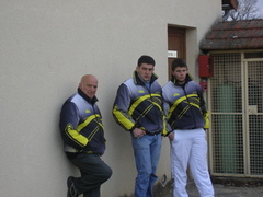 Benoit, David et Nicolas à Rocles Benoit, David et Nicolas à Rocles