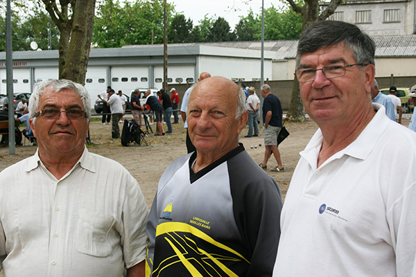 18 juin 2013: qualifiés au championnat d'Allier triplette vétérans