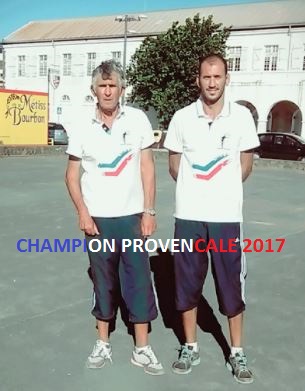 Championnats Doublettes Jeu Provençal