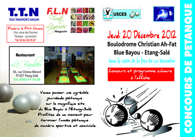 ANIMATION DU 20 DECEMBRE ANIMATION DU 20 DECEMBRE