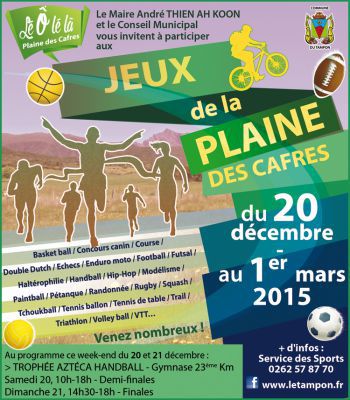 LES JEUX DE LA PLAINE DES CAFRES 2015 LES JEUX DE LA PLAINE DES CAFRES 2015