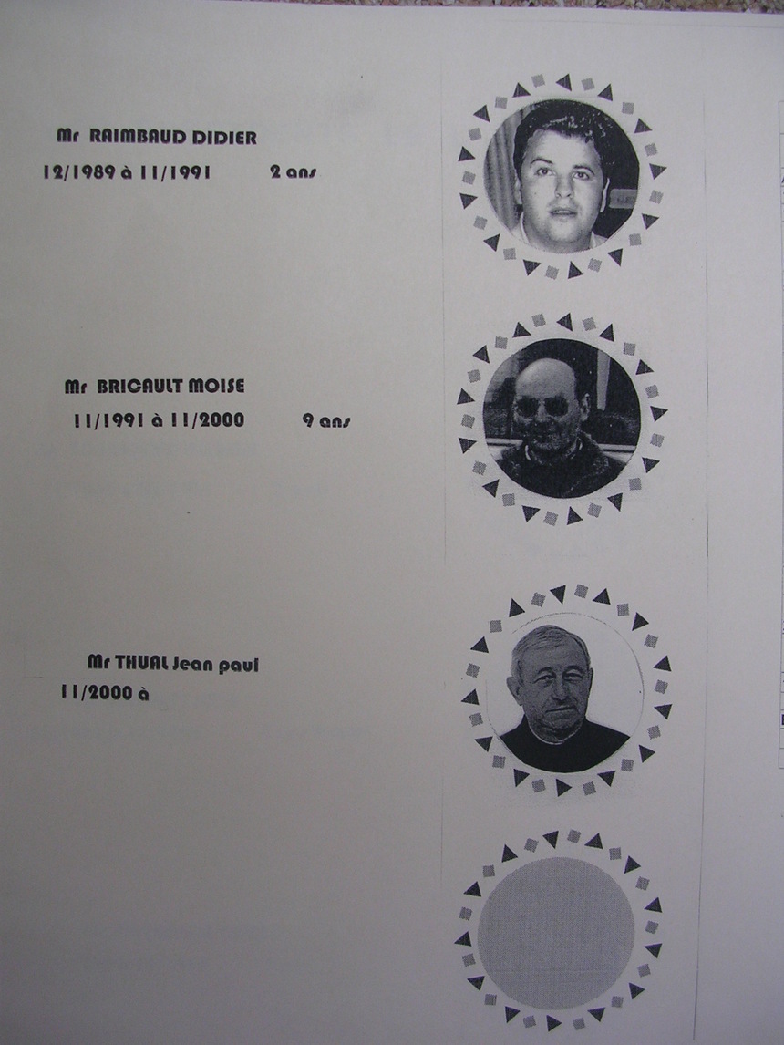 les présidents depuis la création en 1960