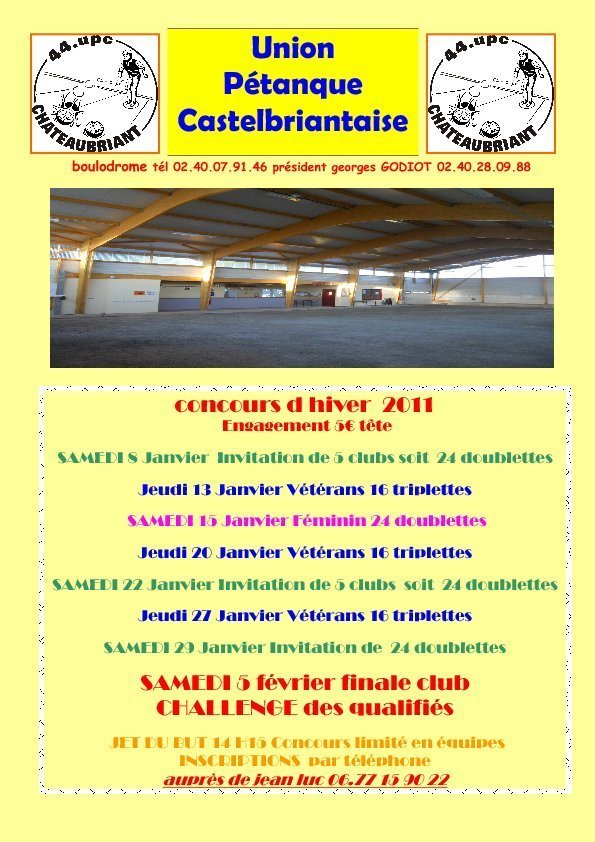 finale CONCOURS hivers 2010 2011 par club  finale CONCOURS hivers 2010 2011 par club