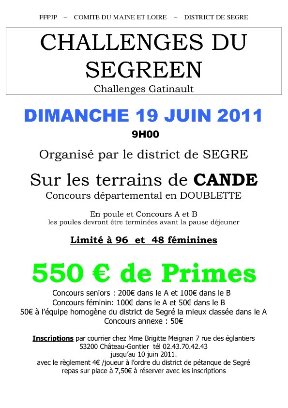 AFFICHES DE CONCOURS 