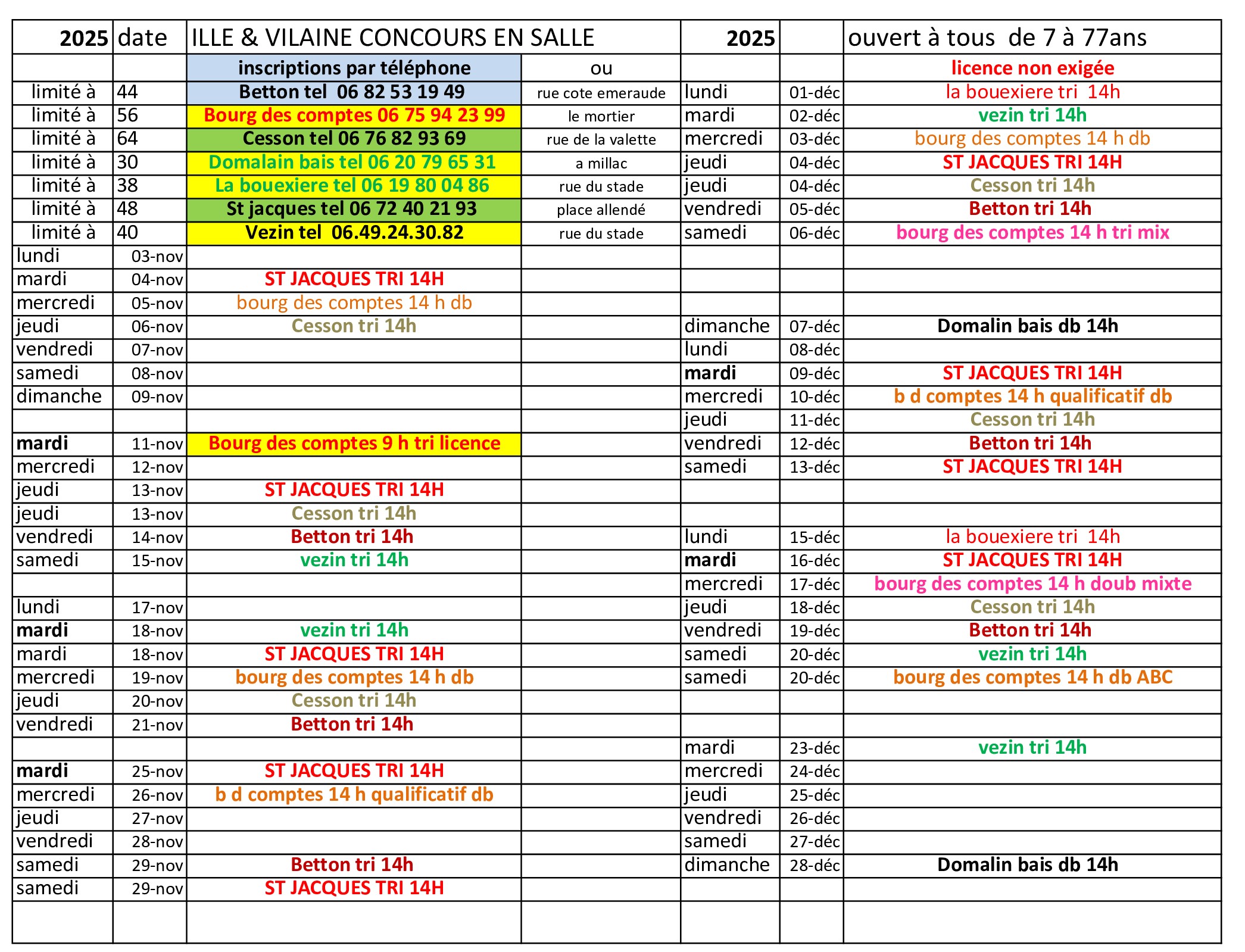 AFFICHES CONCOURS 2025 2026