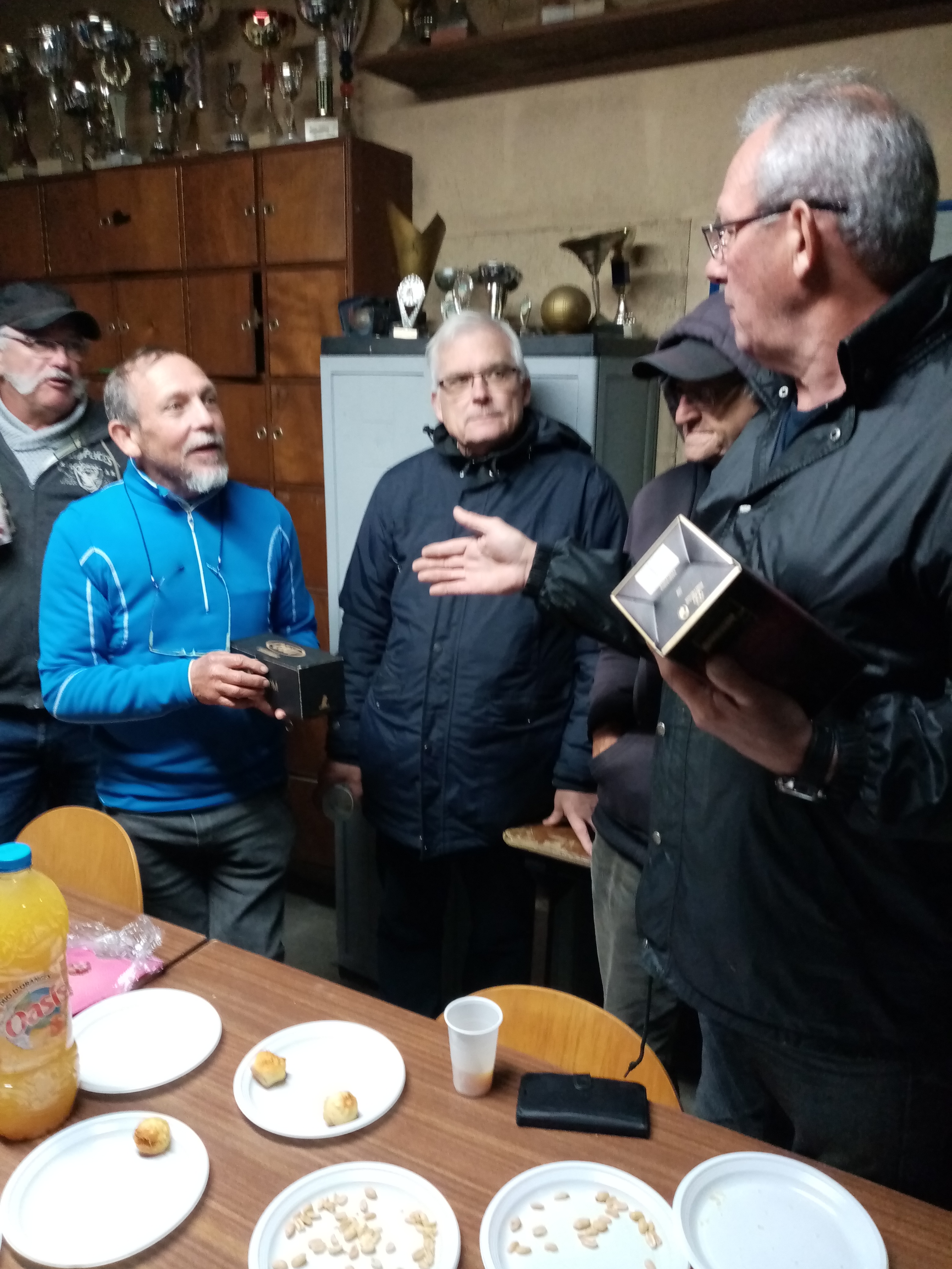 Notre Président Thierry souhaite "Bon Vent" à Daniel