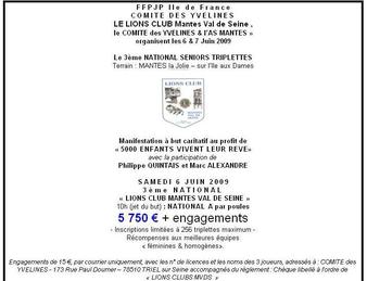 National de Mantes  6 et 7 Juin