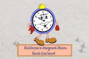 Changement d\'heure