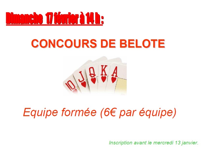 Concours de Belotte