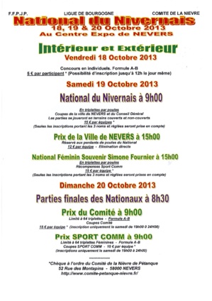 National du nivernais National du nivernais