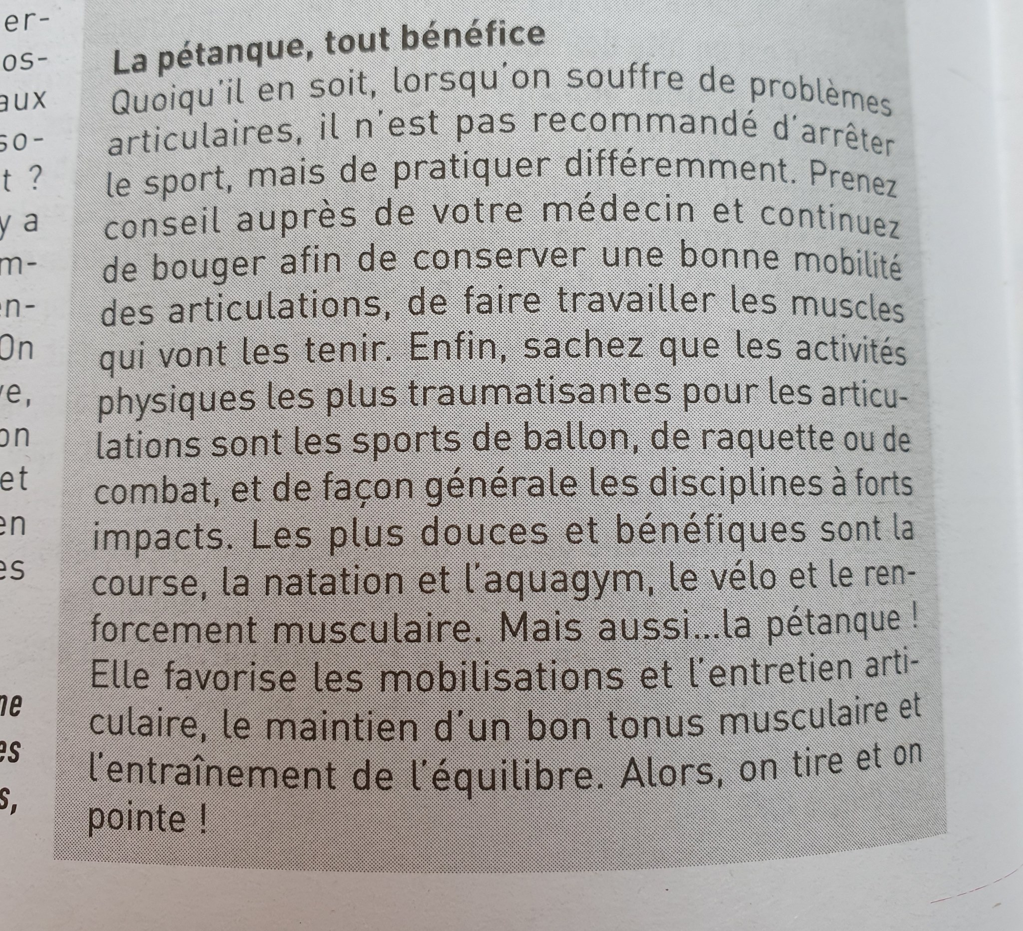 C'est bon pour la santé C'est bon pour la santé