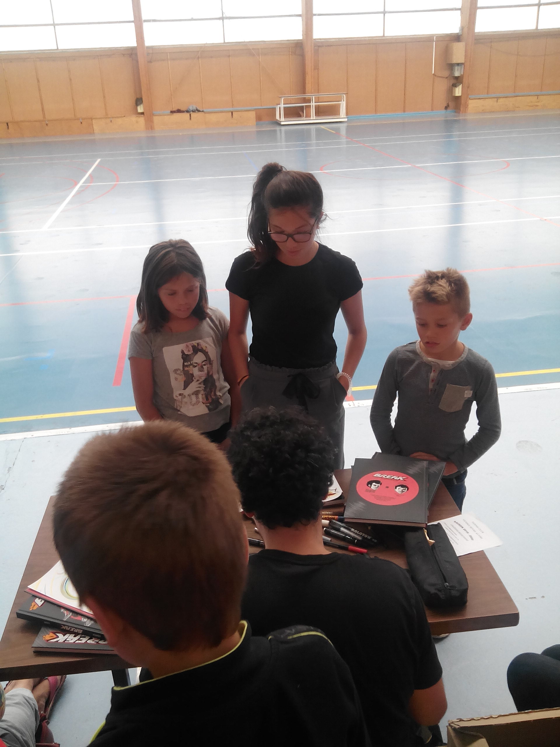 Récompenses pour les jeunes après les différents ateliers 😃