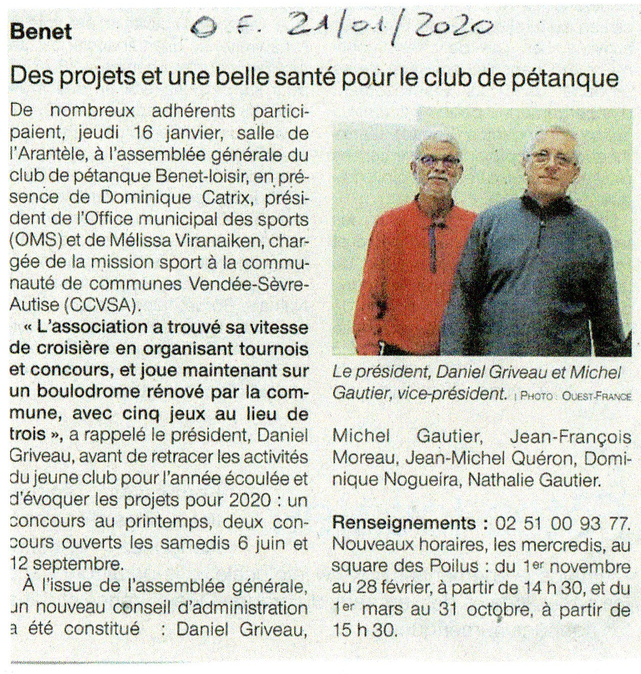 Ouest France parle de nous ! Ouest France parle de nous !