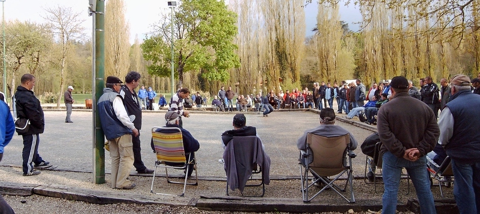 Pour une partie disputée, les spectateurs sont là Pour une partie disputée, les spectateurs sont là