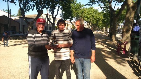 BRAVO AUX GRANDS FINALISTES DE LA CONSOLENTE : Marcel GATTI, Thierry LESEC et notre Président Michel COMBET