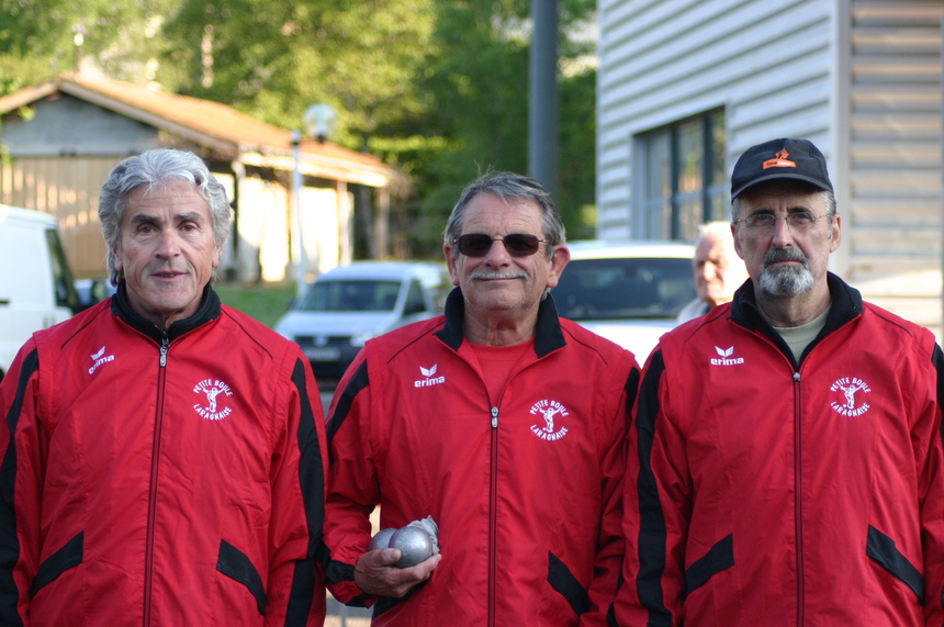 Championnat départemental Triplette Provençale : ROUSTAN - LEPORTIER - ARNAUD (Briançon) et SEGUIN - ARNAUD - FERRIER (Laragne) qualifiers