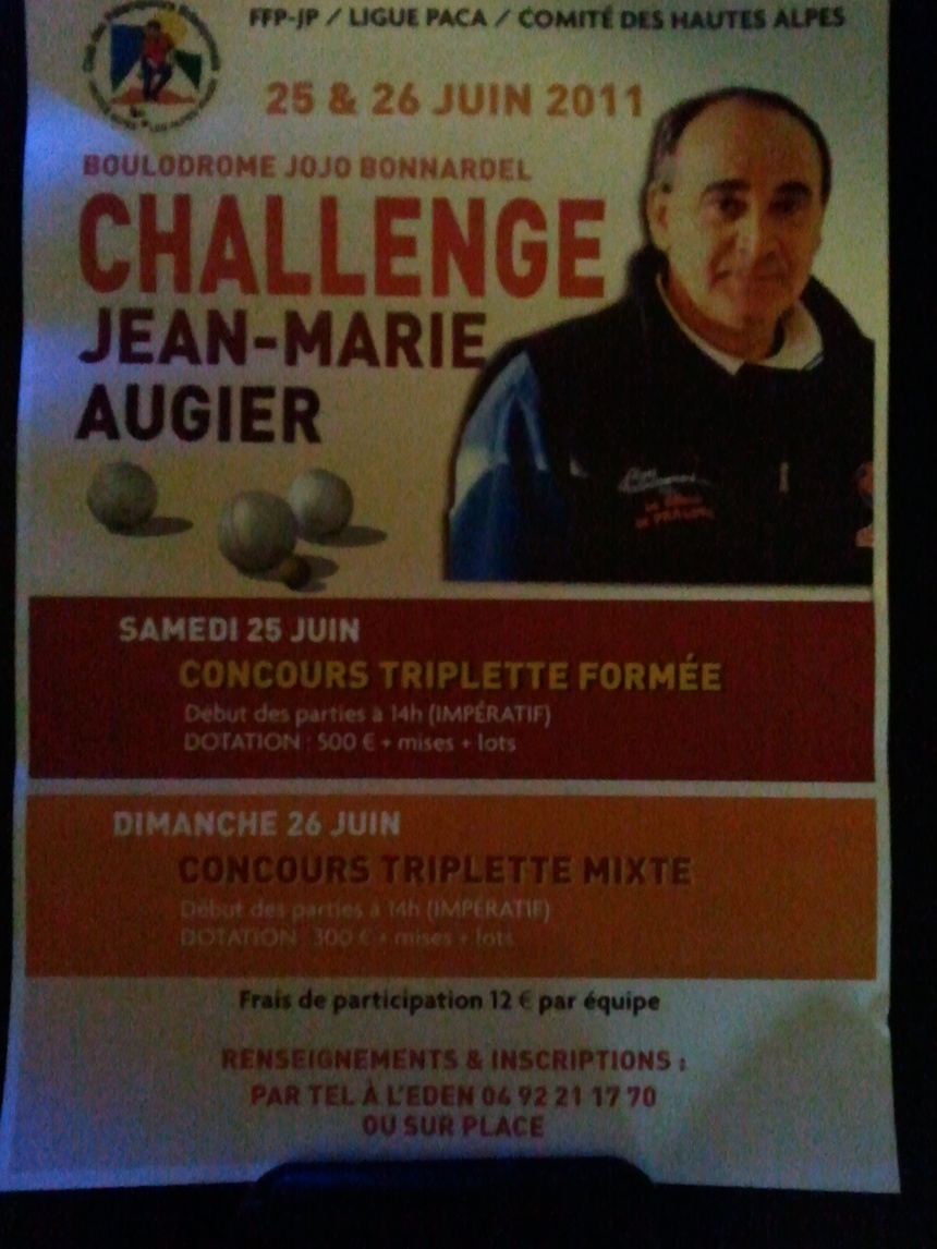 Challenge Jean Marie AUGIER