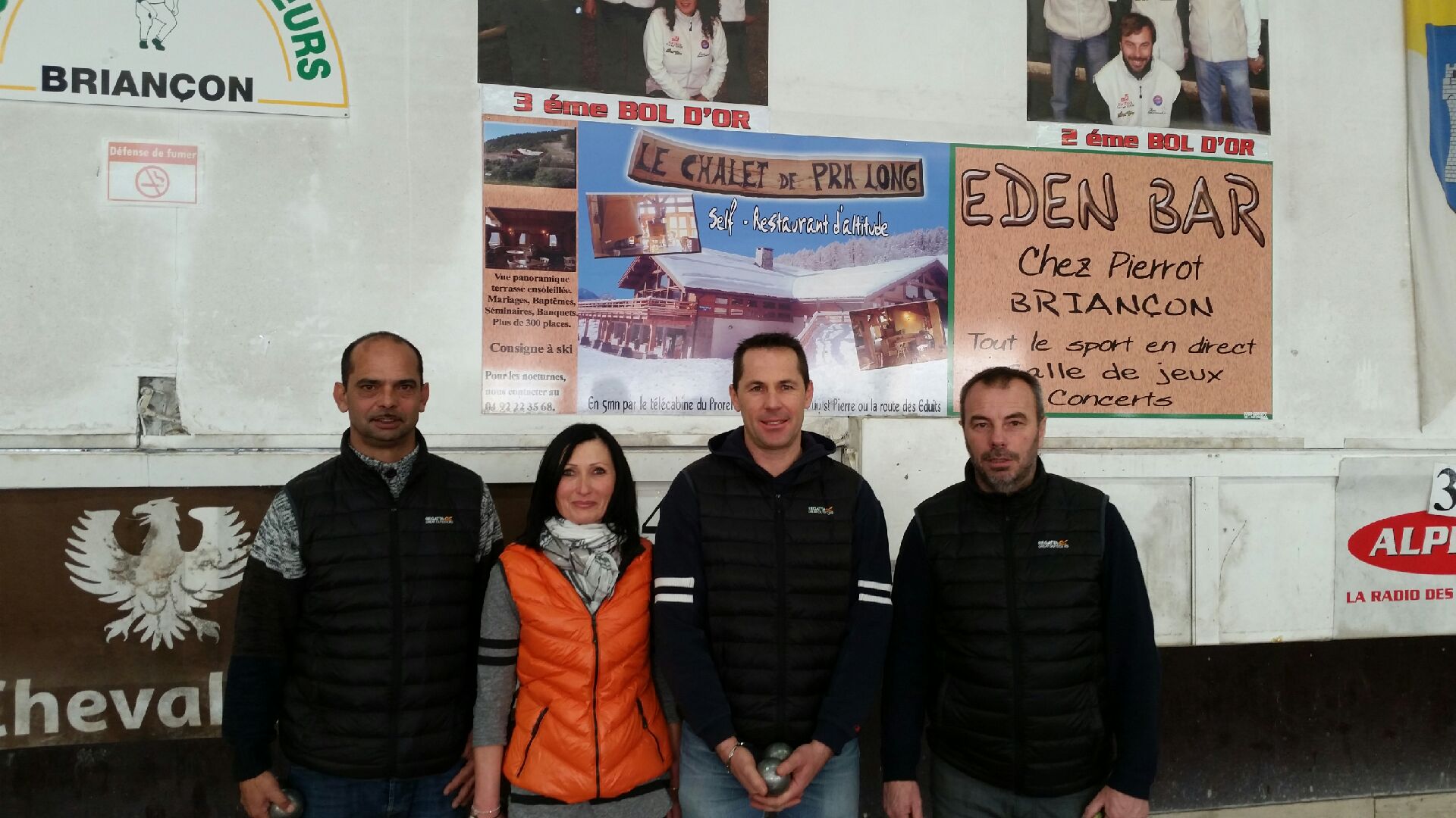 Jean louis Lacroix , Brigitte Augier , Medhy Panier et Pierre Roman