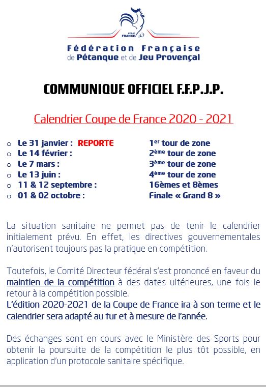 Coupe De France 2020 2021 Calendrier Jeu Provencal 2022 Var