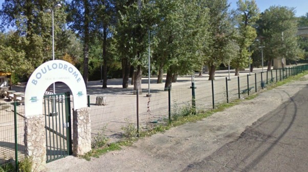 Géolocalisation du boulodrome >> Clic sur photo