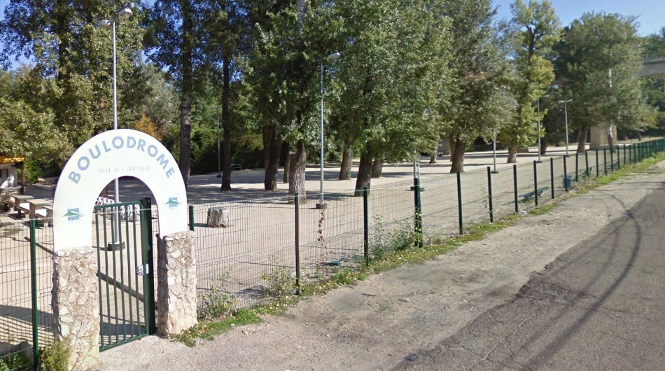 Géolocalisation du boulodrome >> Clic sur photo