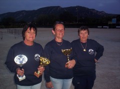 Championnat de Vaucluse Triplettes Dames 2008