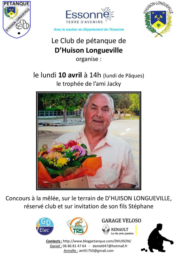 Actualités d'avril sur le terrain de D'Huison Longueville