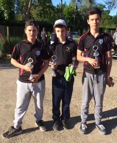 Championnat départemental triplette jeune Championnat départemental triplette jeune