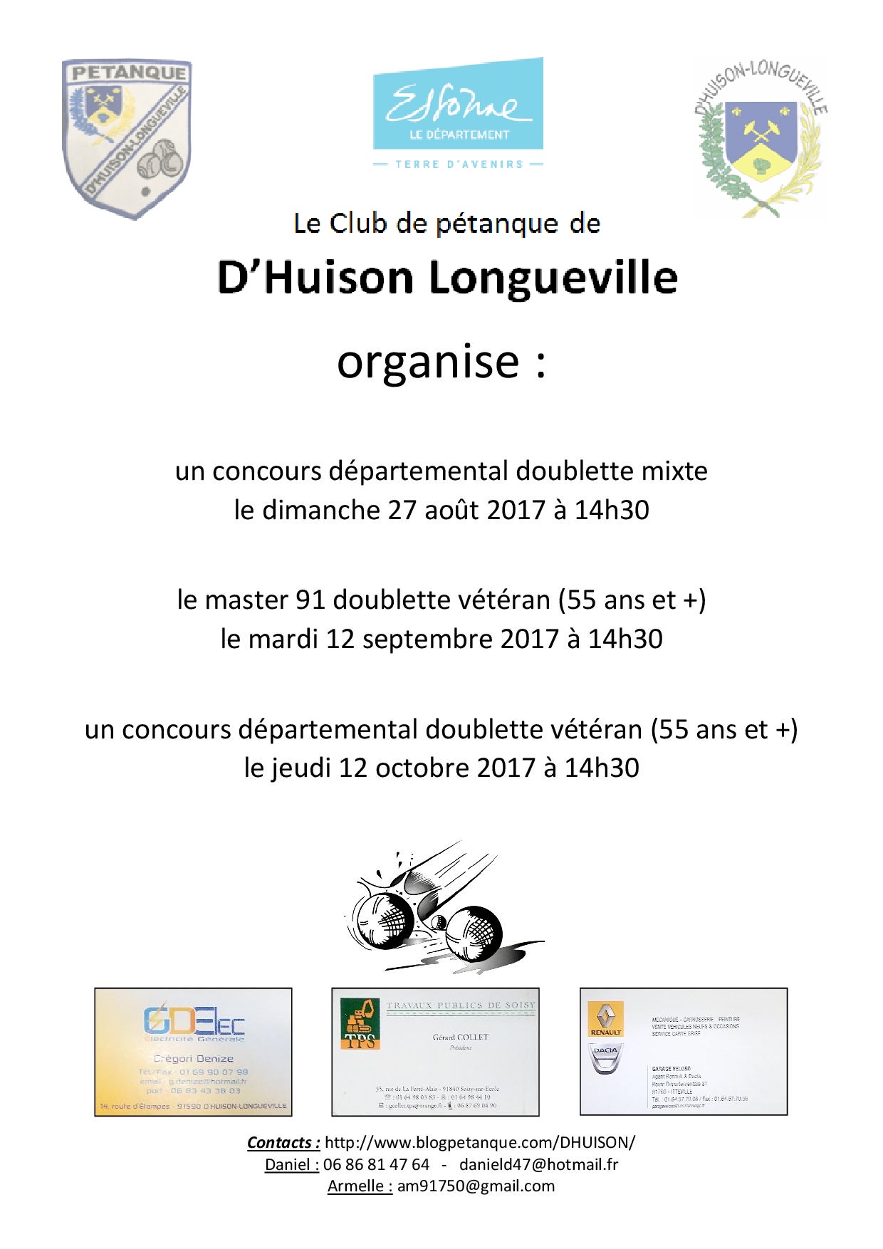Prochains concours