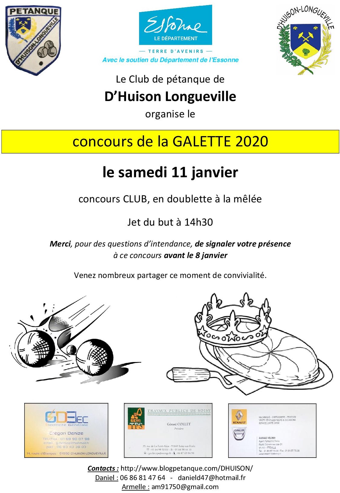 Concours de la galette Concours de la galette