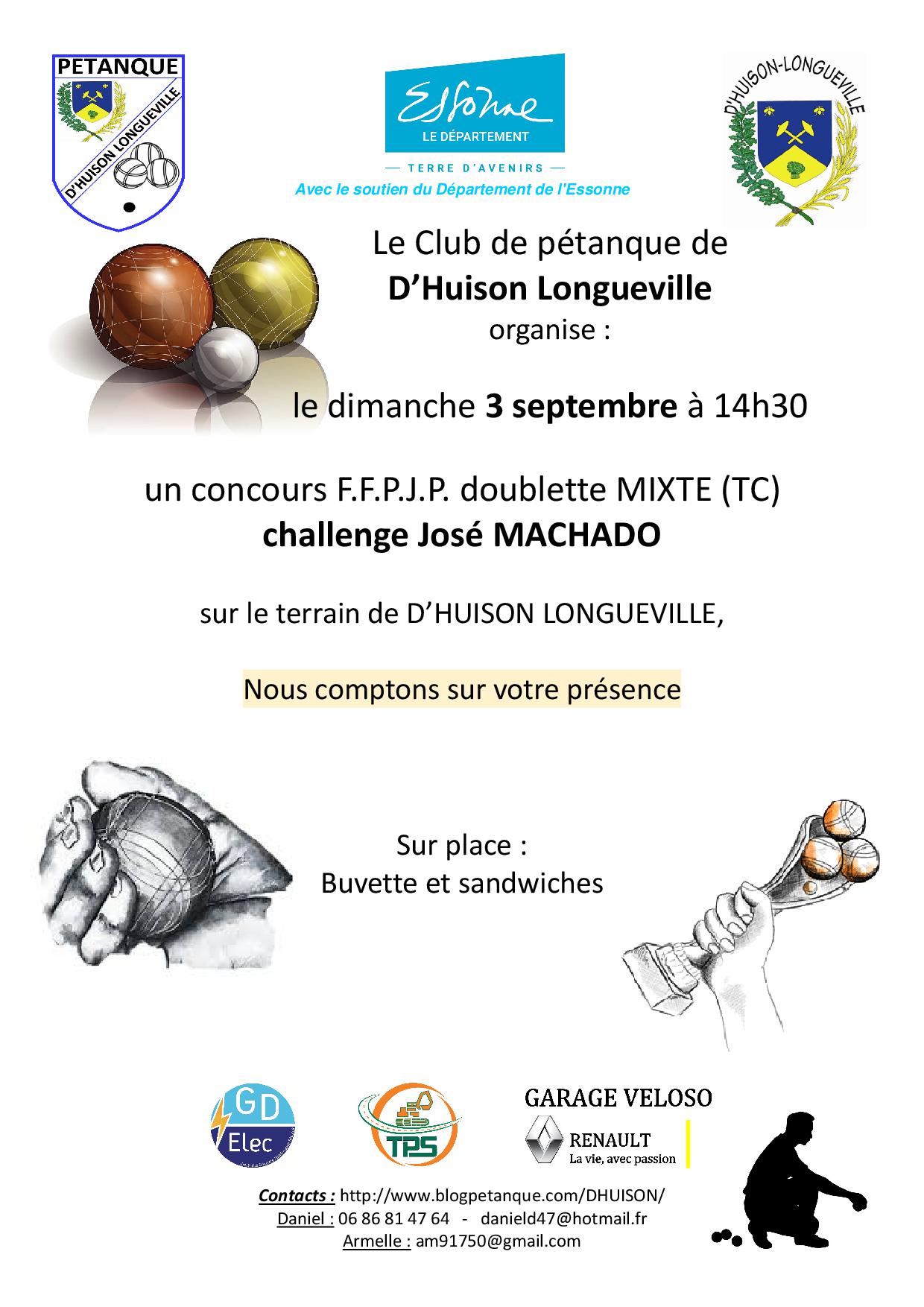 Prochain concours : le 3 septembre 2023