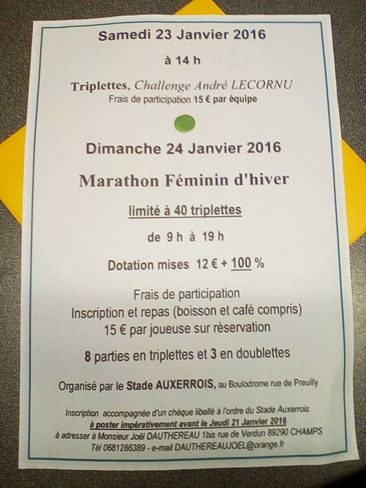 Marathon féminin d'Auxerre Marathon féminin d'Auxerre