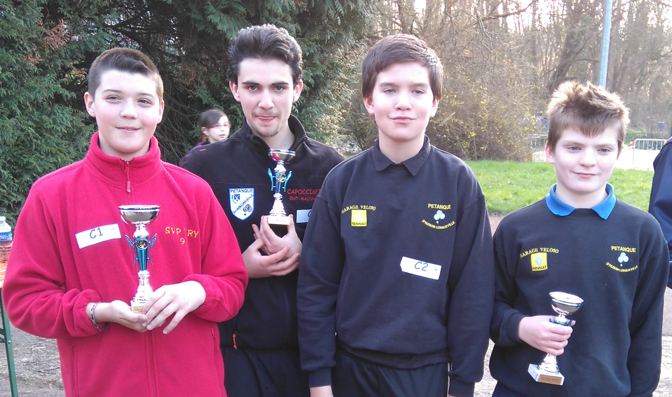 Championnat départemental Tête à tête JEUNES Championnat départemental Tête à tête JEUNES