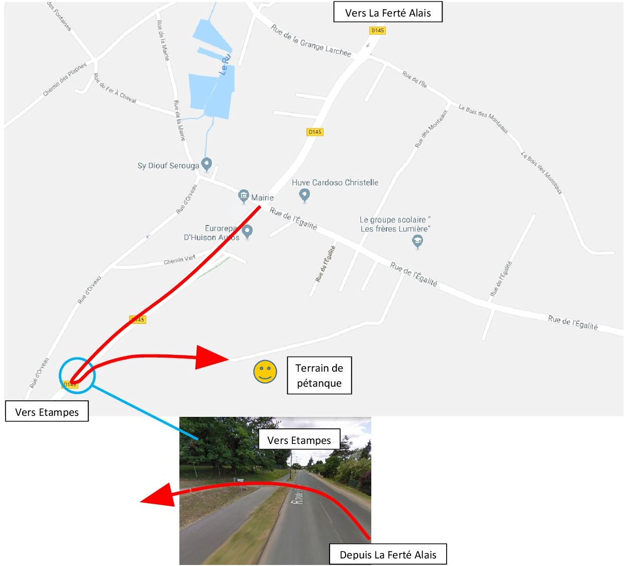 Plan d'accès