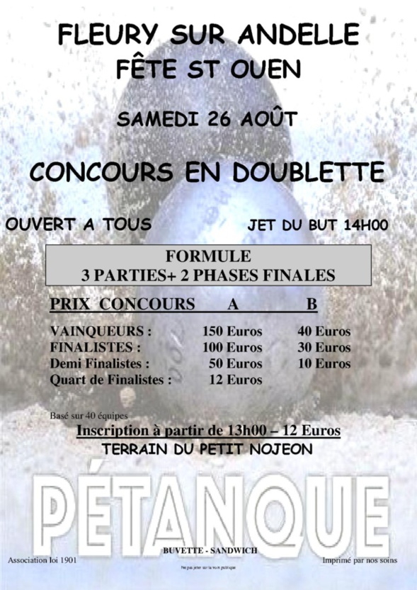 concours fête de Fleury