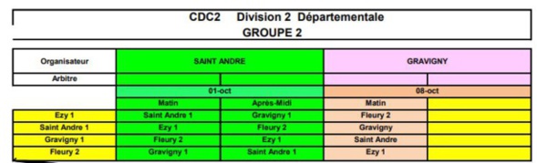 calendrier du cdc équipe 2 et équipe 3 et crc équipe 1 calendrier du cdc équipe 2 et équipe 3 et crc équipe 1