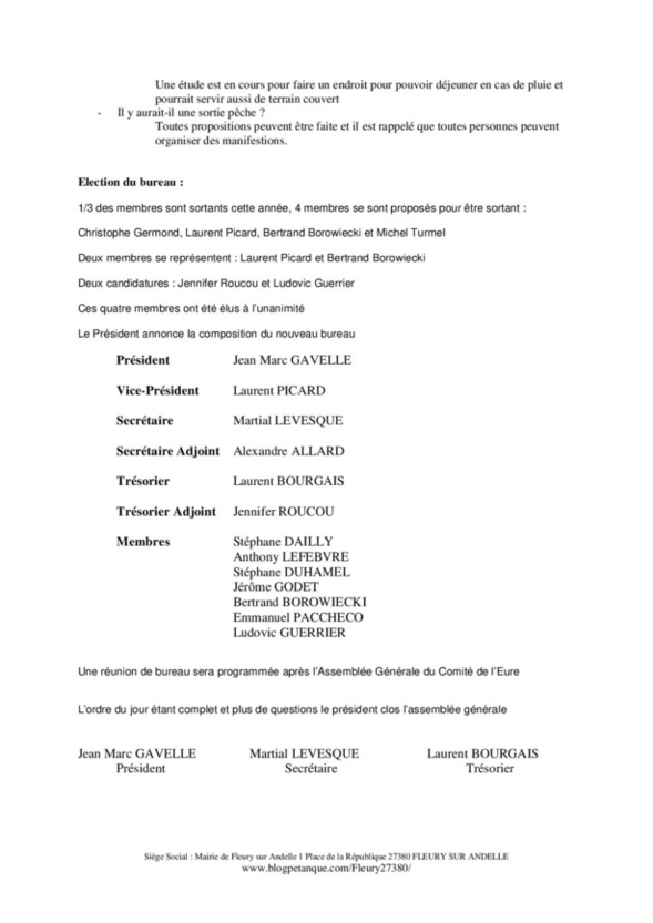 Compte rendu AG 2017 Compte rendu AG 2017