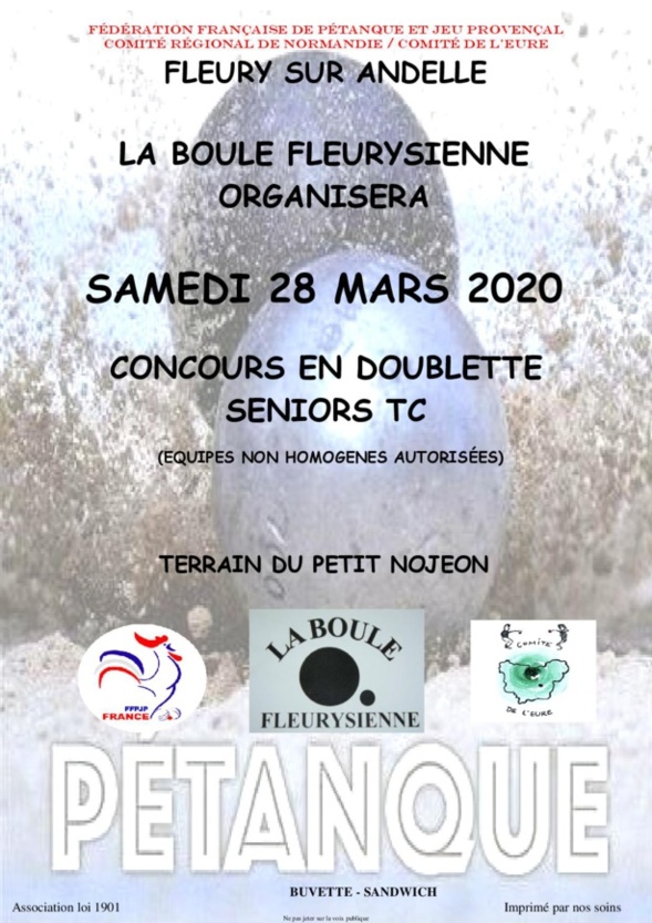 Information 2020  concours officiel  28 mars