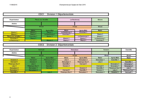calendrier cdc 2015 division 1 départemental calendrier cdc 2015 division 1 départemental