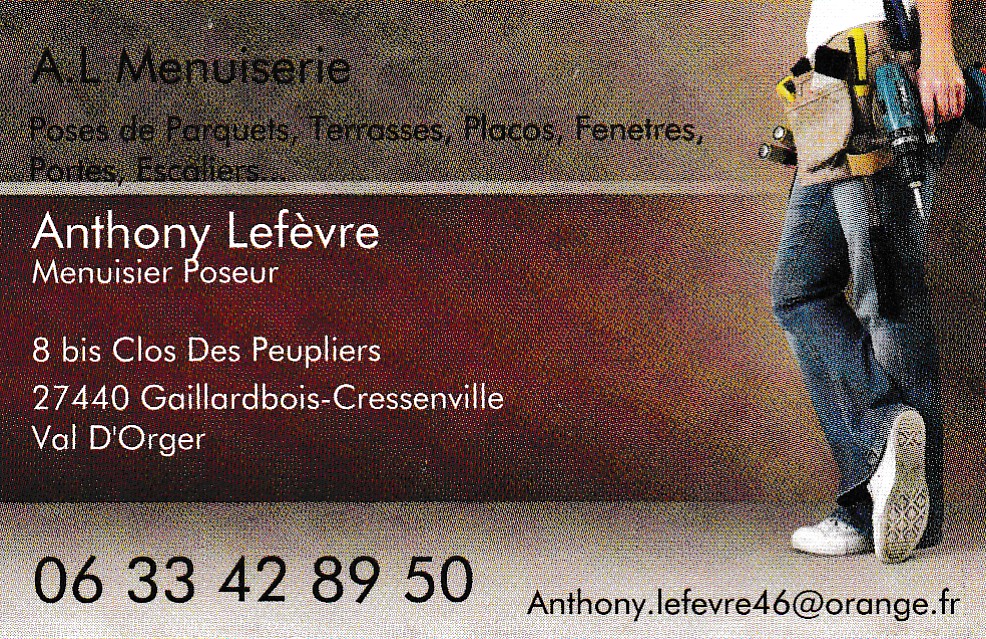 Anthony Lefevre Menuisier Poseur