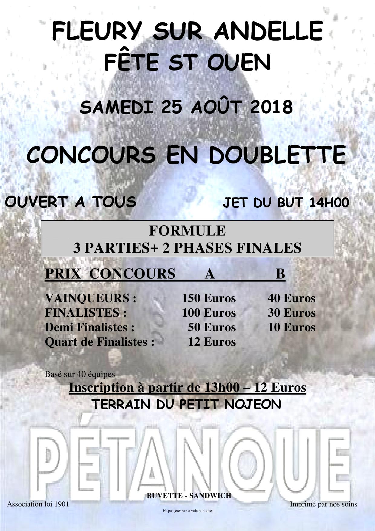 concours de la fête de Fleury sur Andelle Fêtes saint-ouen