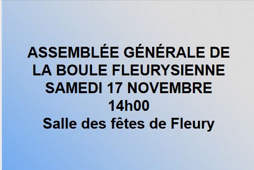 Assemblée générale 2018 Assemblée générale 2018