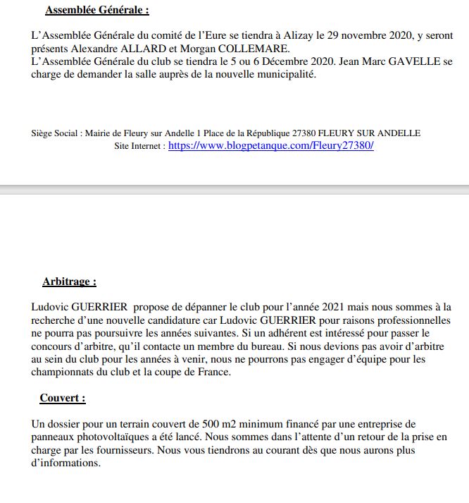 Compte rendu du 22 septembre 2020 Compte rendu du 22 septembre 2020
