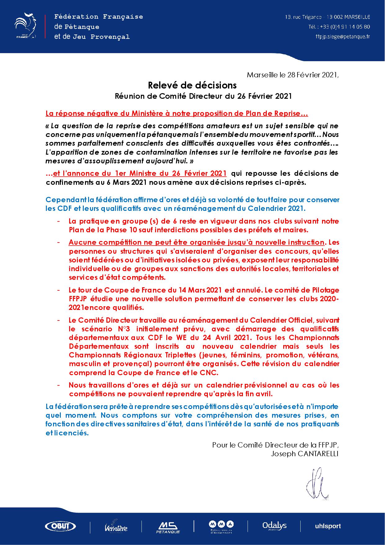 communiqué ffpjp communiqué ffpjp