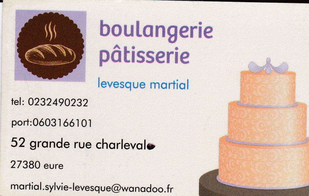 Boulangerie Martial Levesque à Charleval Boulangerie Martial Levesque à Charleval