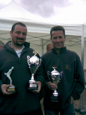 Christophe et David
vice champion de l'eure doublette 2007
